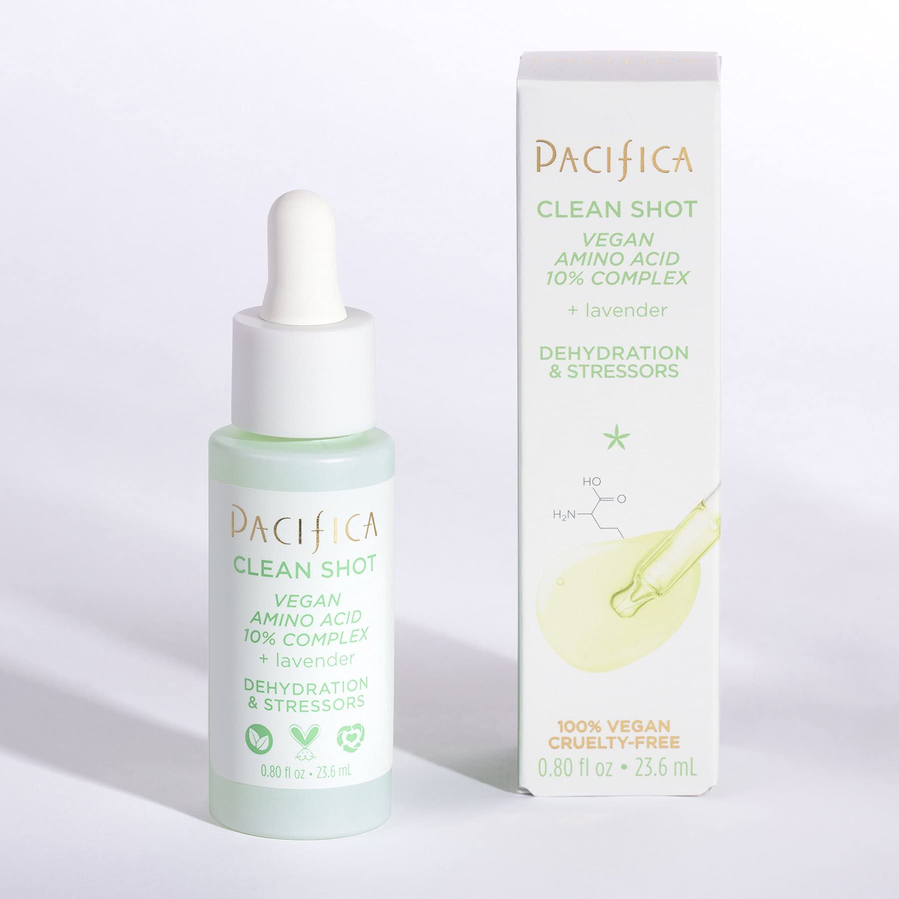 Amazon.com: Face Serum by Pacifica - Clean Shot Vegan Amino Acid